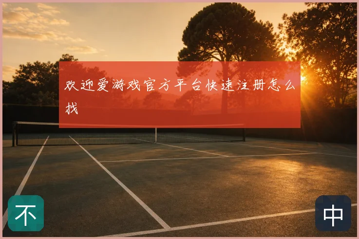 欢迎爱游戏官方平台快速注册怎么找